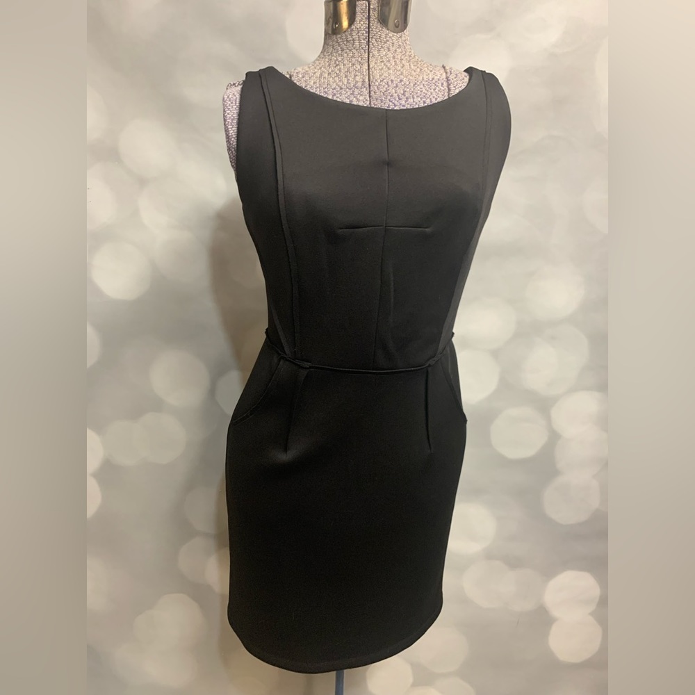 Romeo & Juliet‎ Couture Black Dress With Gold Zipper